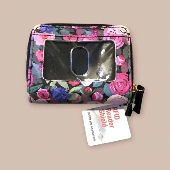 Mini Floral Full Zip Wallet NEW - Picture 2 of 3